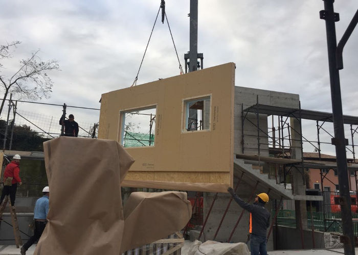 Staff Costruzioni Srl - Realization Masonry works for wooden house